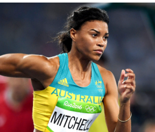 Atleta australiana vegana de pista y campo Morgan Mitchell