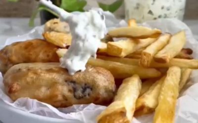 Knuspriges Veganes Fisch und Chips-Rezept